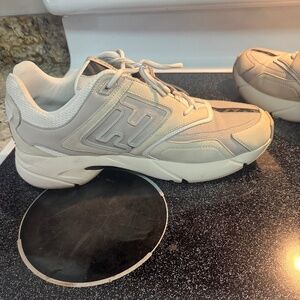 SIZE: 13 Fendi Faster FF-Embossed Detail Low-Tops NO BOX